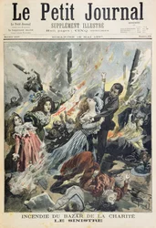 Pożar w Bazar de la Charité, 4 maja 1897, z „Le Petit Journal”, 16 maja 1897